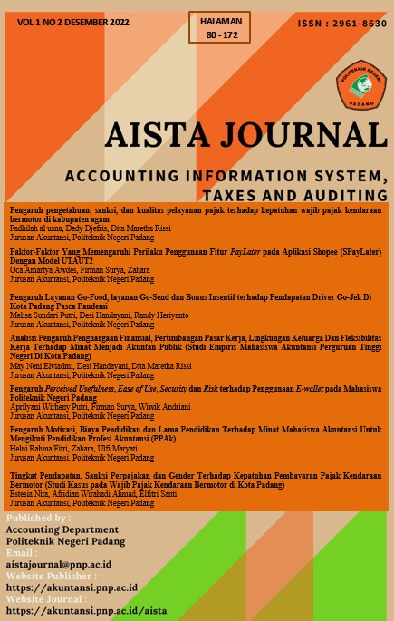 					View Vol. 1 No. 2 (2022): AISTA Journal
				
