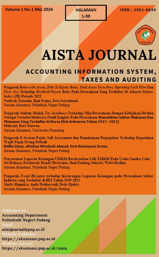 					View Vol. 1 No. 1 (2024): AISTA Journal
				